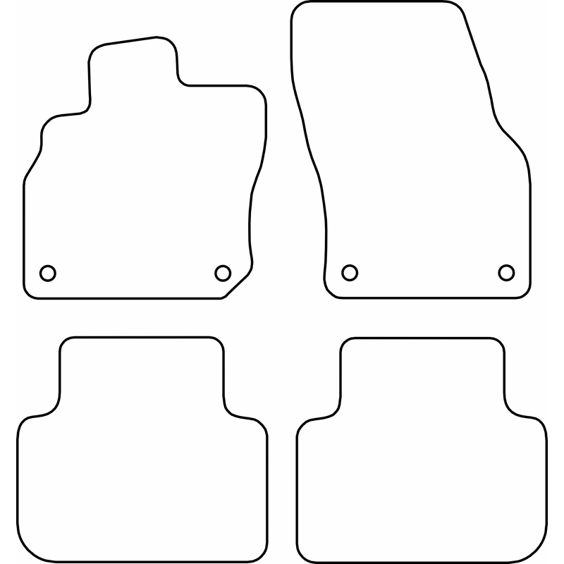 Set car mats  Audi Q3 (FJB) 2025-