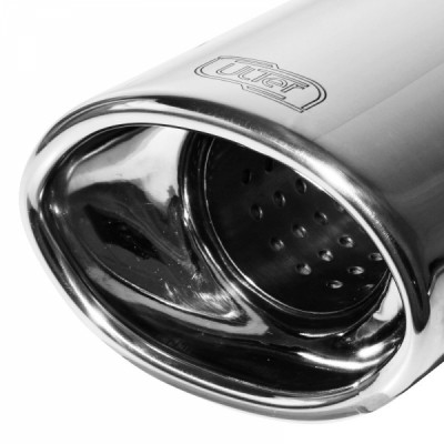 Muffler Honda CRX 1987-1992 RVS eindstuk 120x80mm ovaal