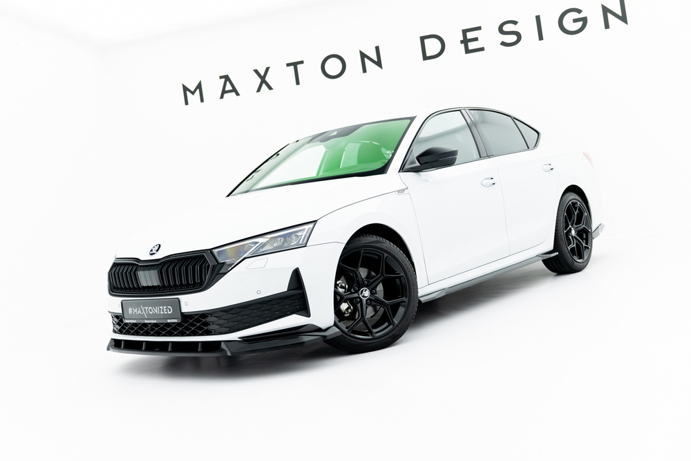 Zijskirts passend voor Skoda Octavia Sportline Liftback / Combi Mk4 Facelift