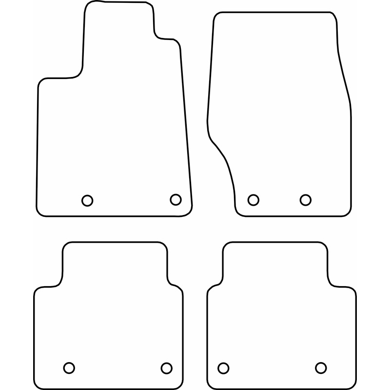 Set car mats  Jeep Grand Cherokee V 2021-