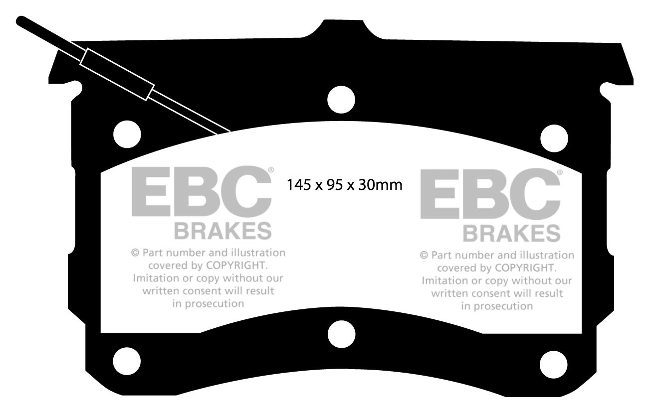 EBC Brakes SKODA Octavia 1.8 Turbo 2000-2001 Remblokken voorzijd