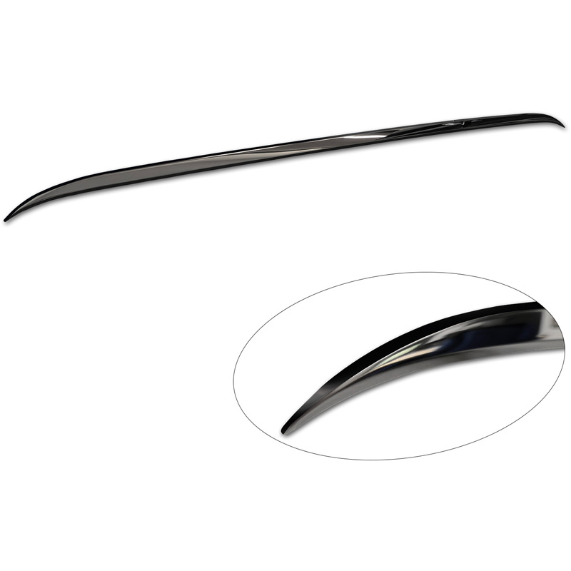 Avisa Black Chrome Stainless Steel Tailgate Trim  Volkswagen Mulivan T7 2021-