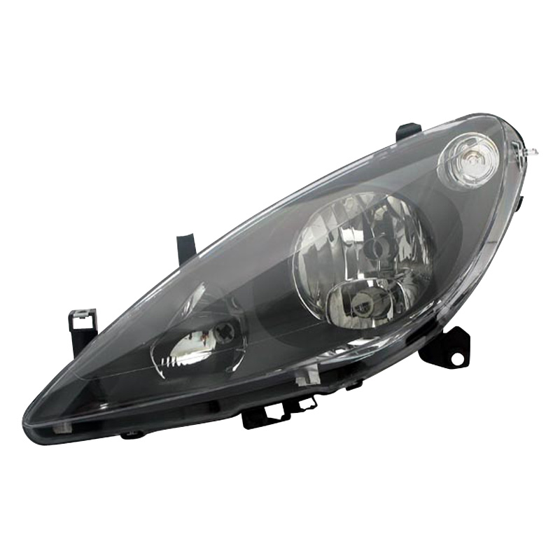 Set Headlights  Peugeot 307 2001-2005 - Black