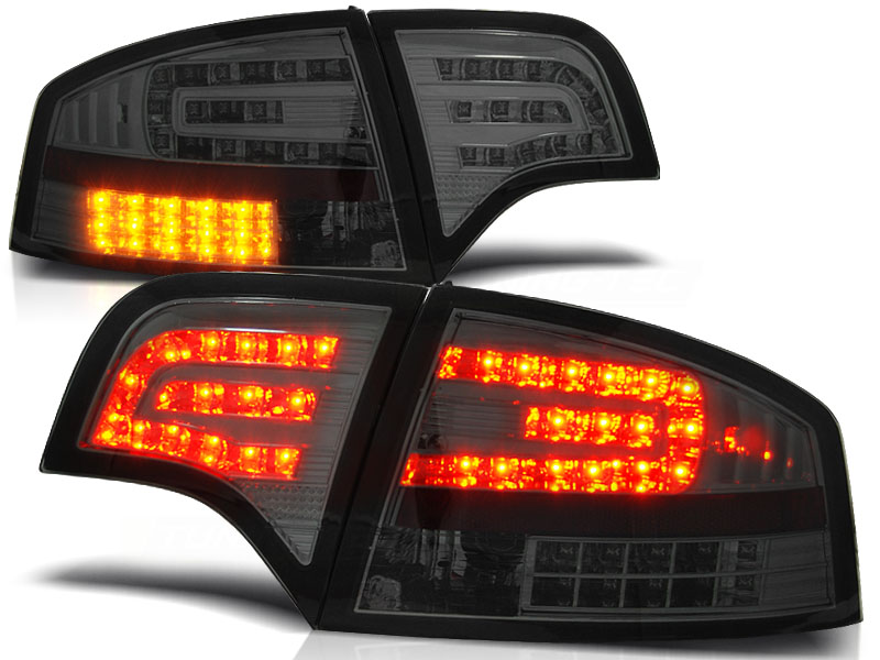 Audi A4 B7 04-07 Sedan LED Clear Smoke Taillights