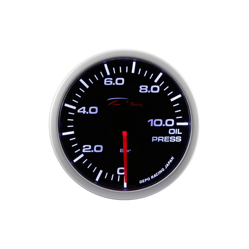 Depo Racing WA-Series Instrument/Gauge - Oil Pressure 0,0>10,0 bar - 52mm