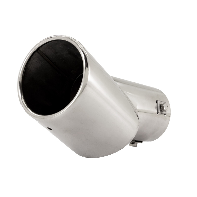 Simoni Racing Exhaust Tip Oval Inox - 116x86xL180mm - Installation 46->74mm