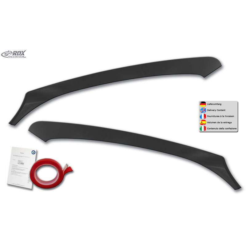Head light spoilers  Mercedes Citan (W415) (only for Halogen headlights) 2012-2021 (ABS)