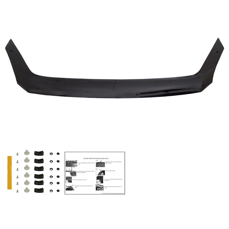 Bonnet Protector  Volkswagen Crafter MK1 & MK1 Facelift 2006-2016 - Gloss black