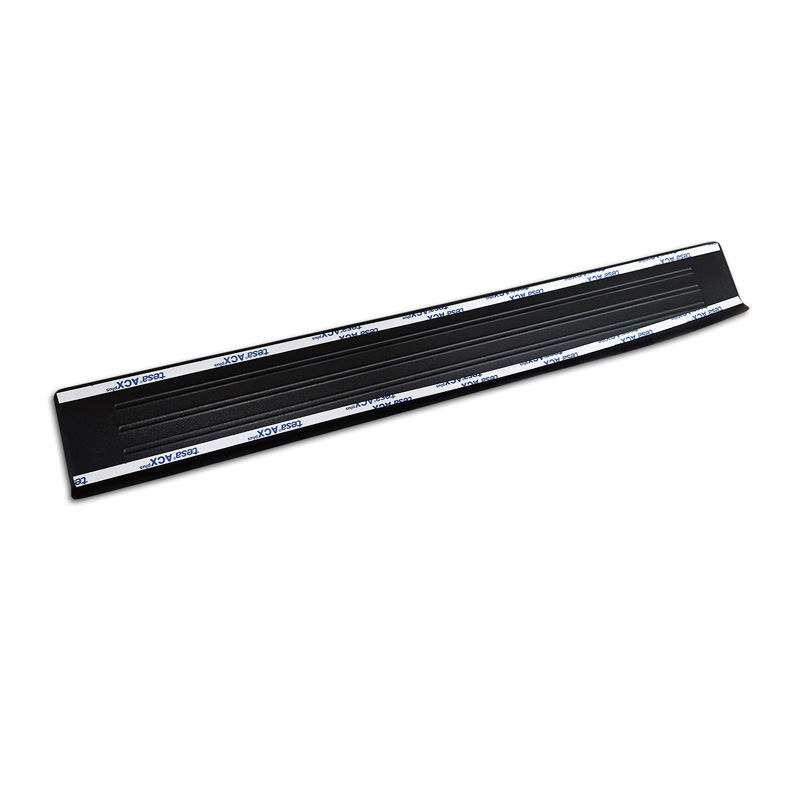 Black Inox door sill protectors  Dacia Duster III 2024- - 'Lines' - 4-pieces