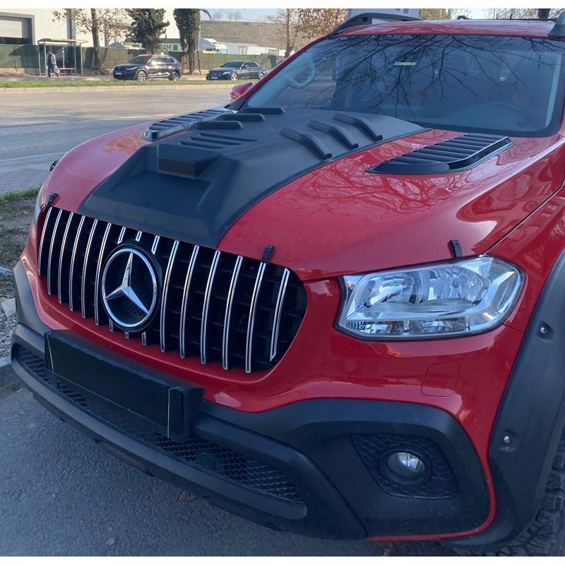 Bonnet Scoop  Mercedes X-Class W470 2017- - Matt black