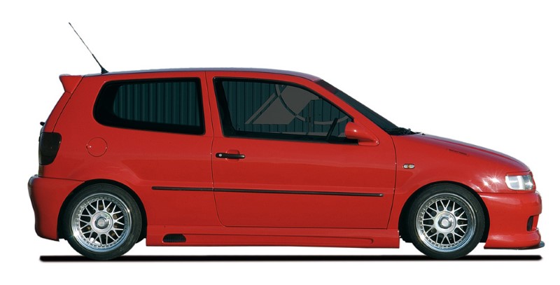 Sideskirts VW Polo 6N Rieger with uitsnede