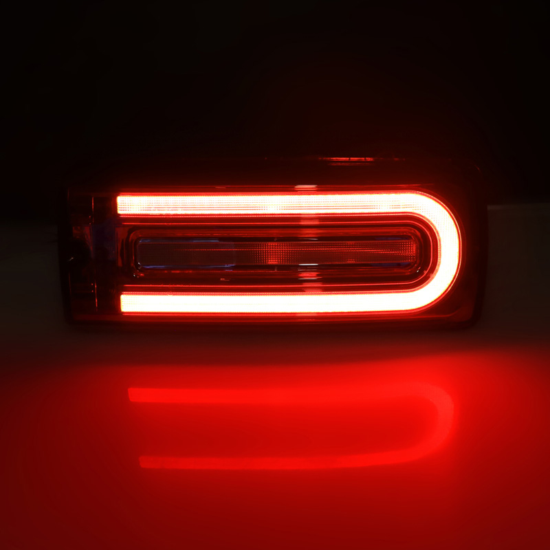 Set LED Tail Lights  Mercedes G-Class W463 G500/G550/G55/G63 AMG 1999-2018 - Red/Clear - incl. Dynamic Running Light