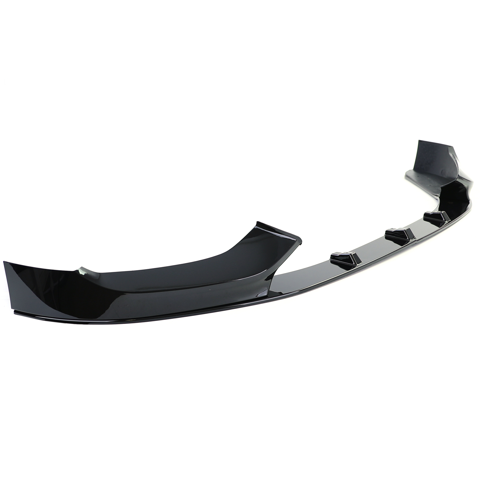 Voorspoiler passend voor BMW 1 Serie F21 F20 M Pakket 15-19 Glans Zwart