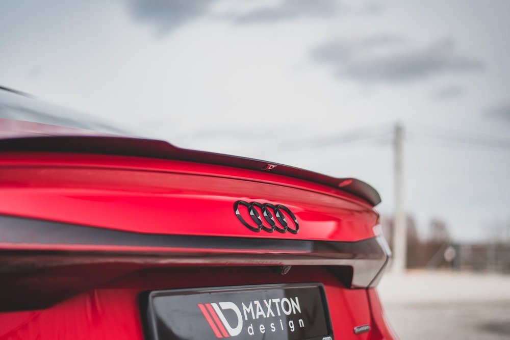 Spoiler passend voor Audi A7 / A7 S-Line / S7 / RS7 C8 Glanzend Zwart Maxton