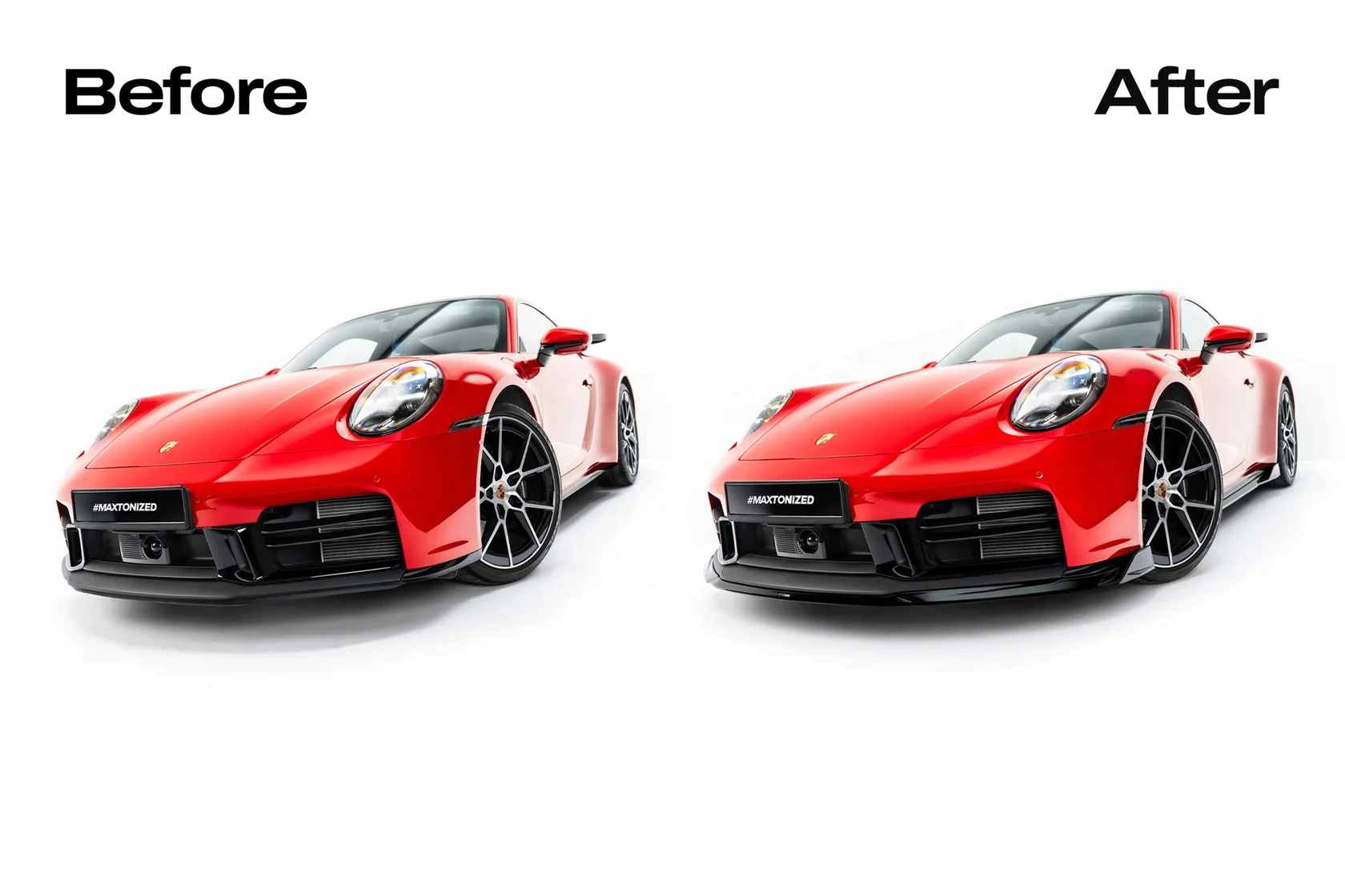 Zijskirts passend voor Porsche 911 Carrera Aero 992 Facelift Glans Zwart – Maxton Design
