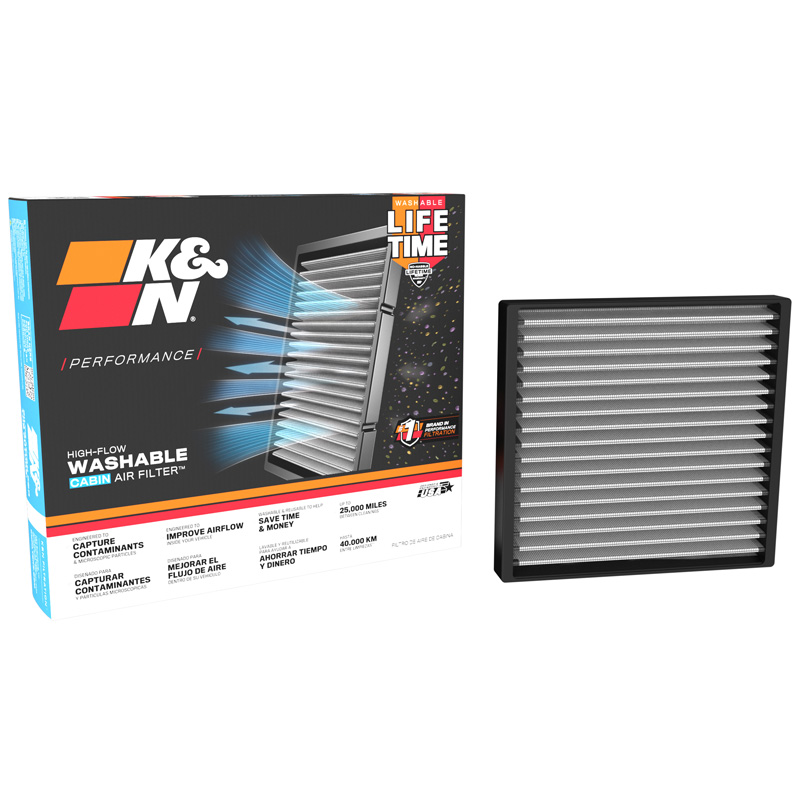 K&N Cabin Air filter  Audi, Seat, Skoda, Volkswagen & Cupra 2012- (VF2047)