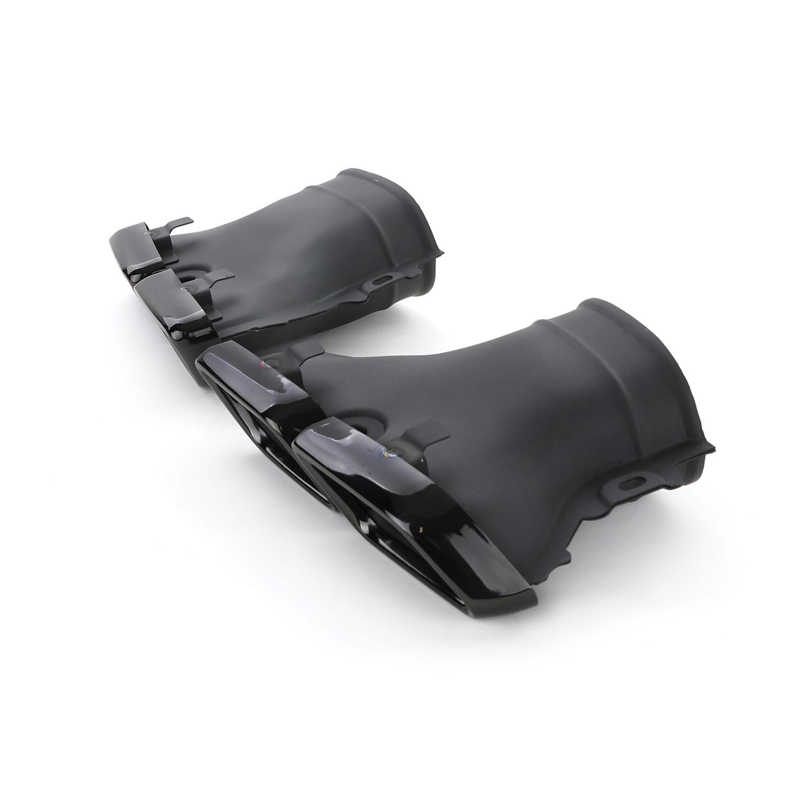 Achterbumper Diffuser passend voor Mercedes GLC X253 (2015-..) AMG Design
