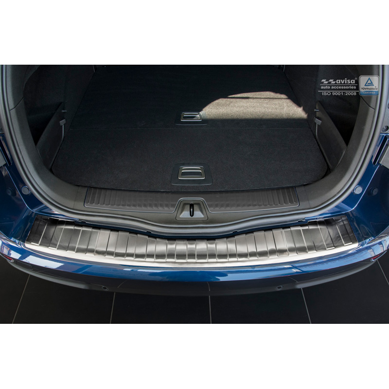 Stainless Steel Rear bumper protector  Renault Talisman Grandtour 2016-2020 & FL 2020- 'Ribs'