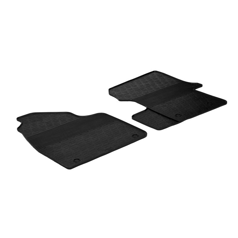 Rubber car mats set  Mercedes Sprinter & Volkswagen Crafter 2006-2017 (G profile 2-pieces)