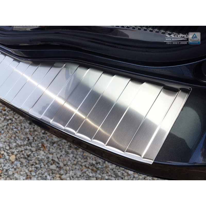 Stainless Steel Rear bumper protector  Ford Mondeo V Wagon 2014- & Facelift 2019- 'Ribs'