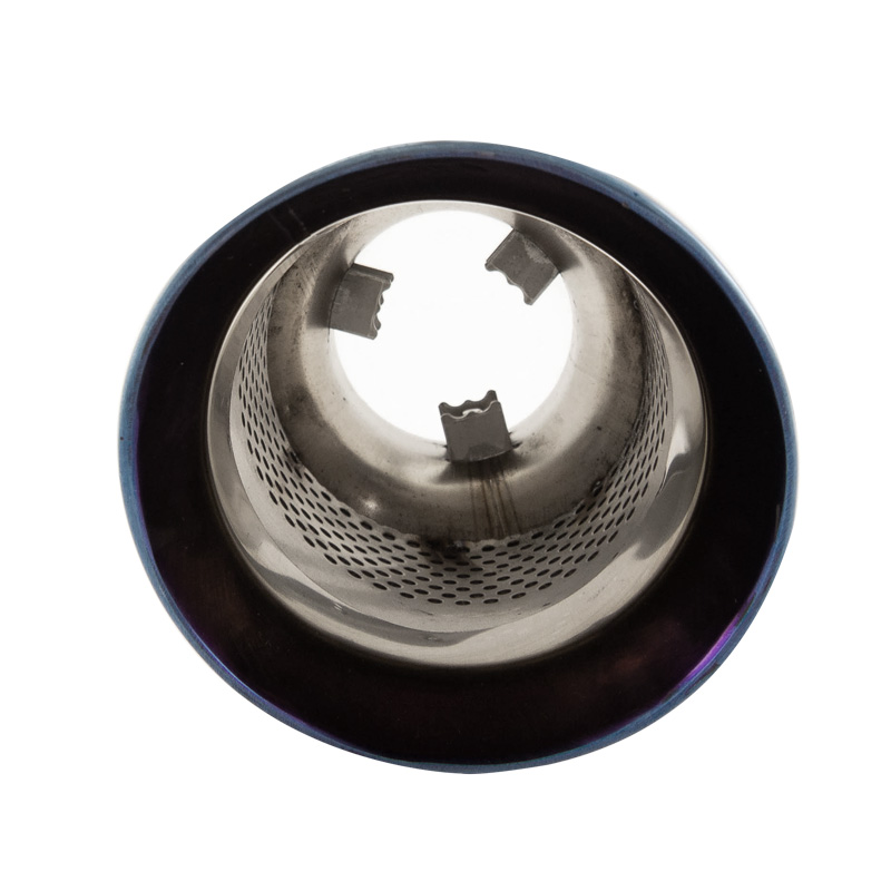 Simoni Racing Exhaust Tip Round/Slanting Ti-Tip - Ø114xL210mm - Installation ->60mm
