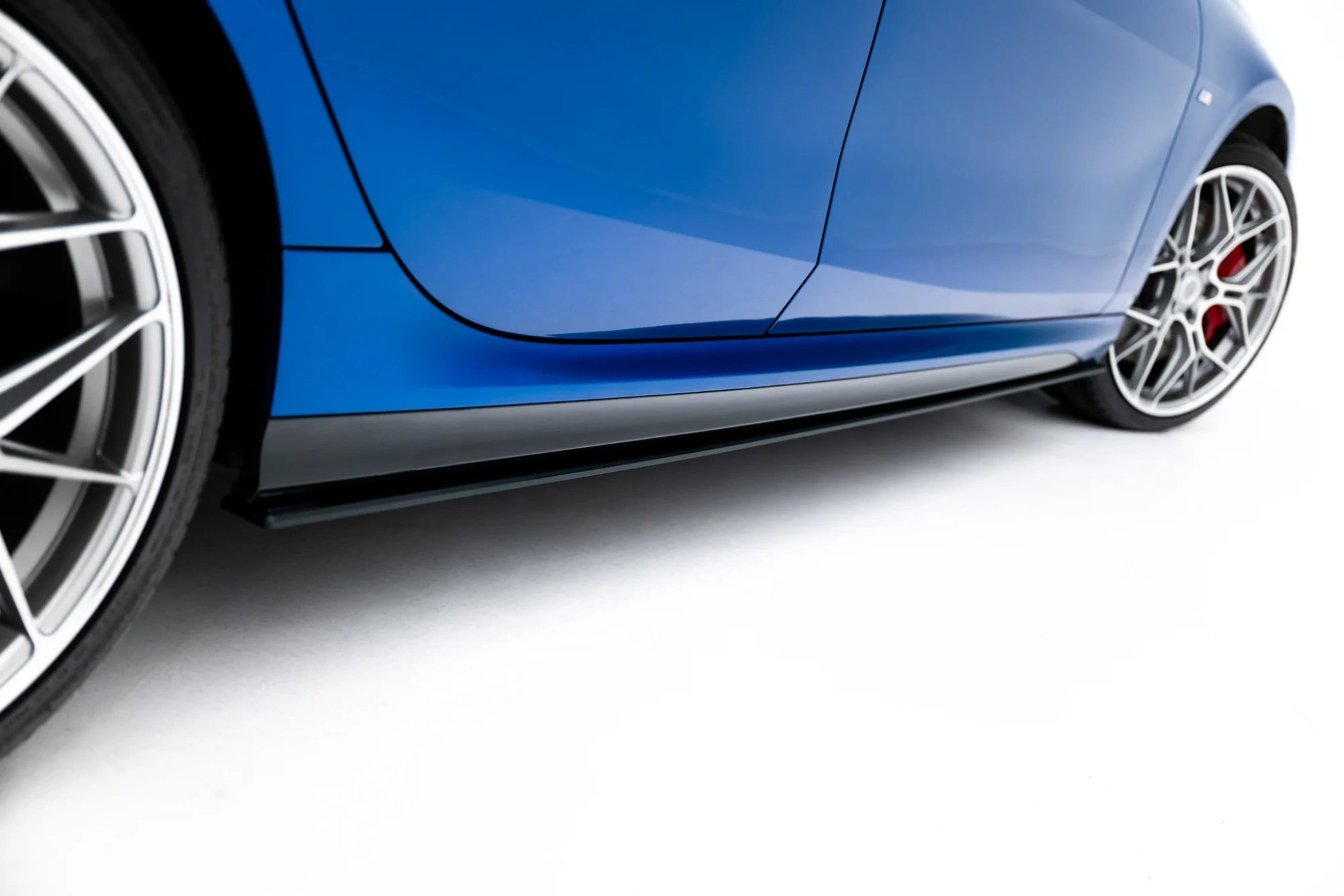 Street Pro Zijskirts passend voor BMW M135i F70 / BMW M235i F74 Maxton Glanzend zwart