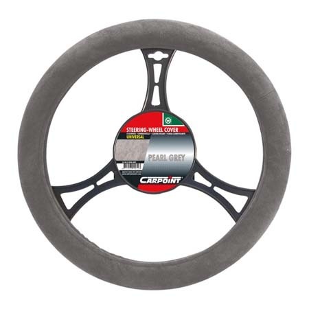 STEERING WHEEL COVER 'PEARL GREY'