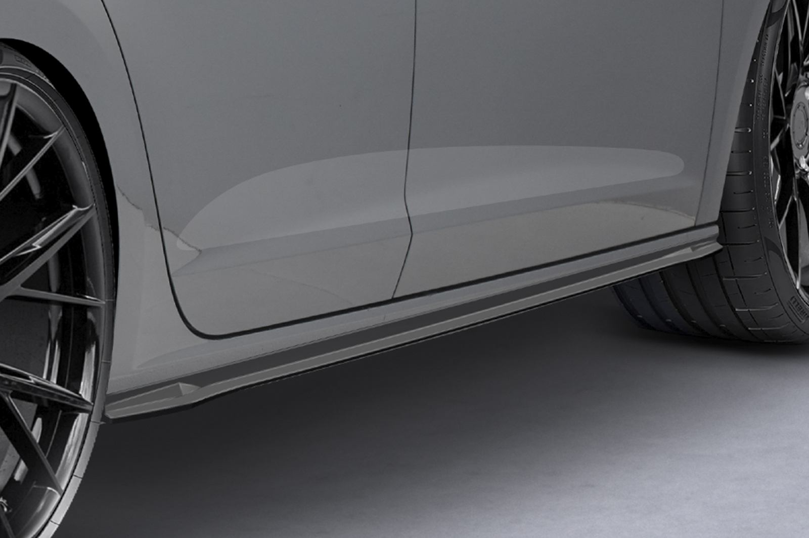 Zijskirts passend voor Seat Leon FR / Cupra CSR Glans Zwart