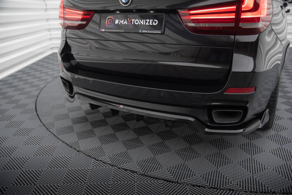 Diffuser passend voor BMW X5 F15 M Pakket Maxton Glans Zwart