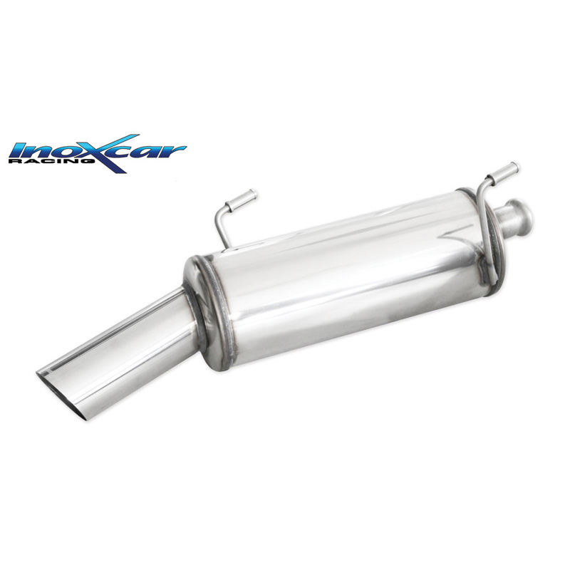 100% Inox Sport Exhaust  Peugeot 206 1.6 16v XS 110hp 2001-2006 1x90mm Rally