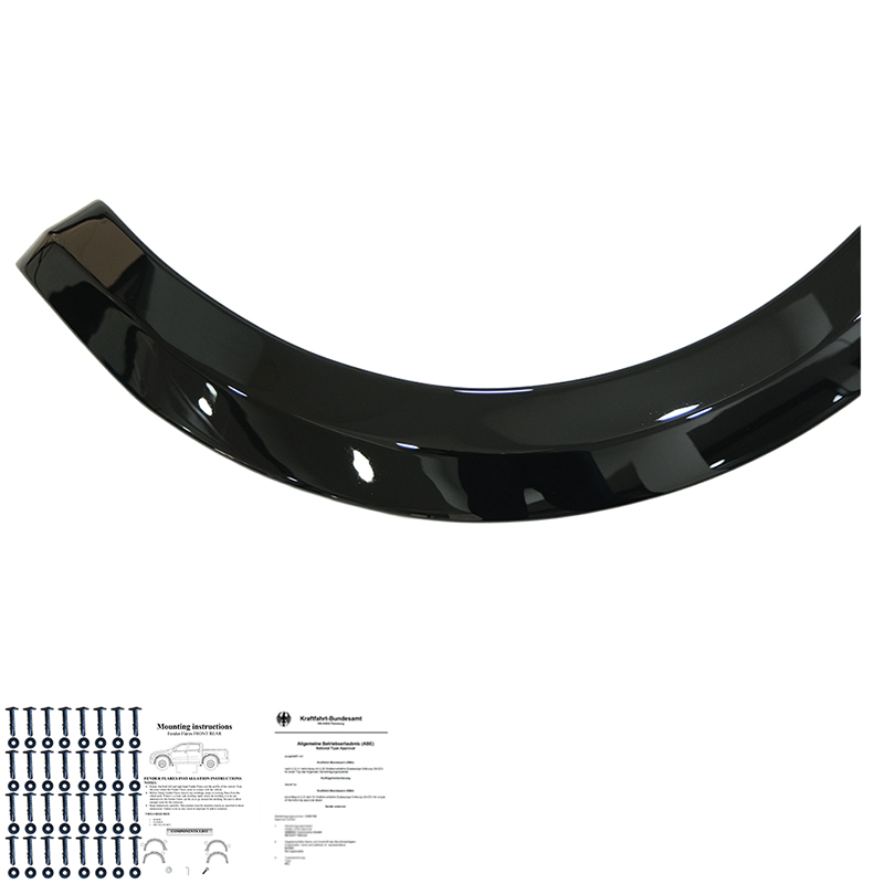 Oneway Set Fender Flares  Ford Ranger T9 2022- - Gloss black
