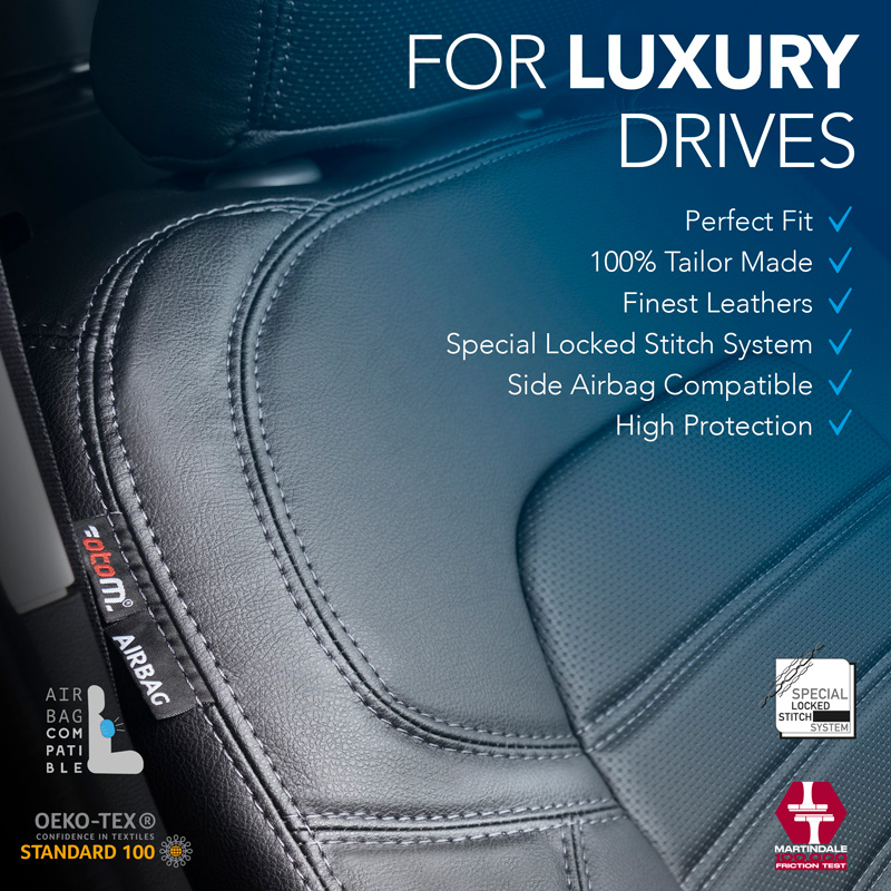 New York Design Artificial leather seat covers 1+1  Ford Transit Connect 2019-