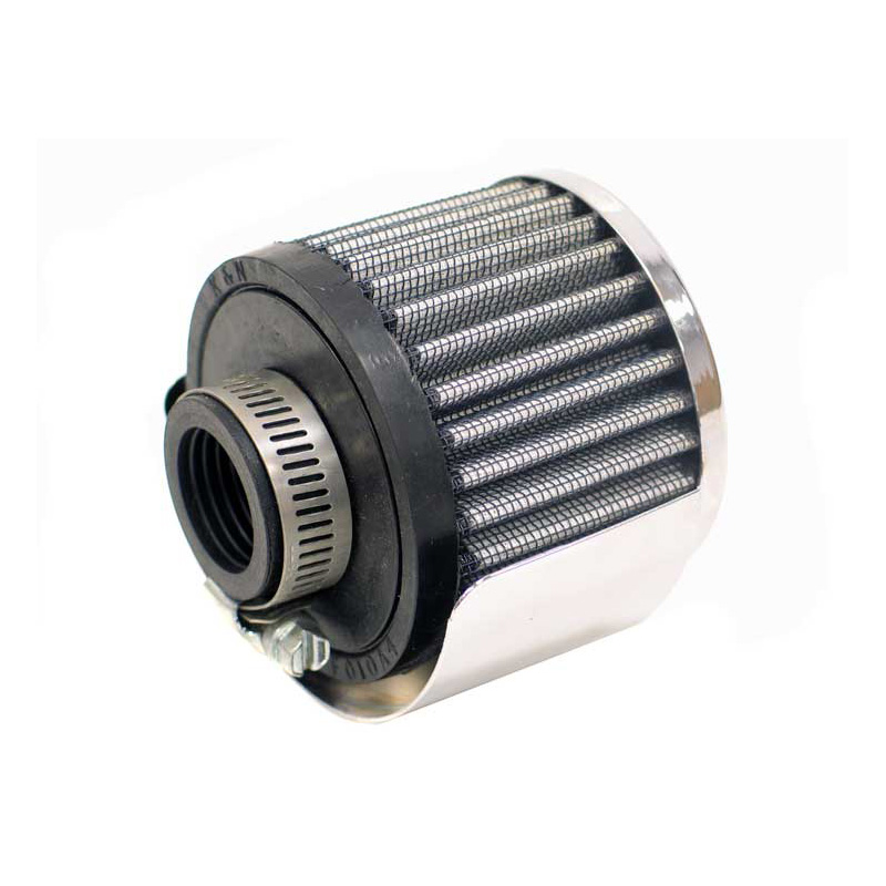 K&N Crankcase Vent Filter - Rubber Base - 25mm flange - Shielded (62-1511)