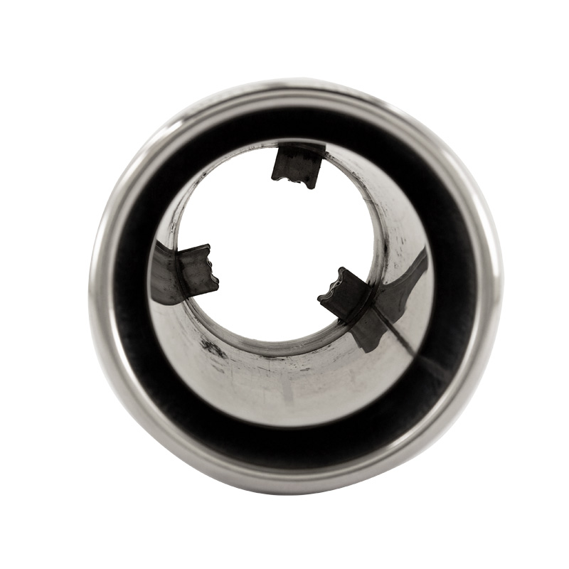 Simoni Racing Exhaust Tip Round Inox - Ø103xL200mm - Installation ->72mm