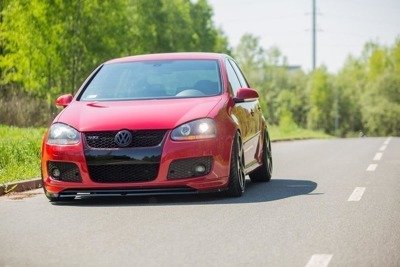 Voorspoiler passend voor VW Golf 5 GTI ED30 Glans Zwart