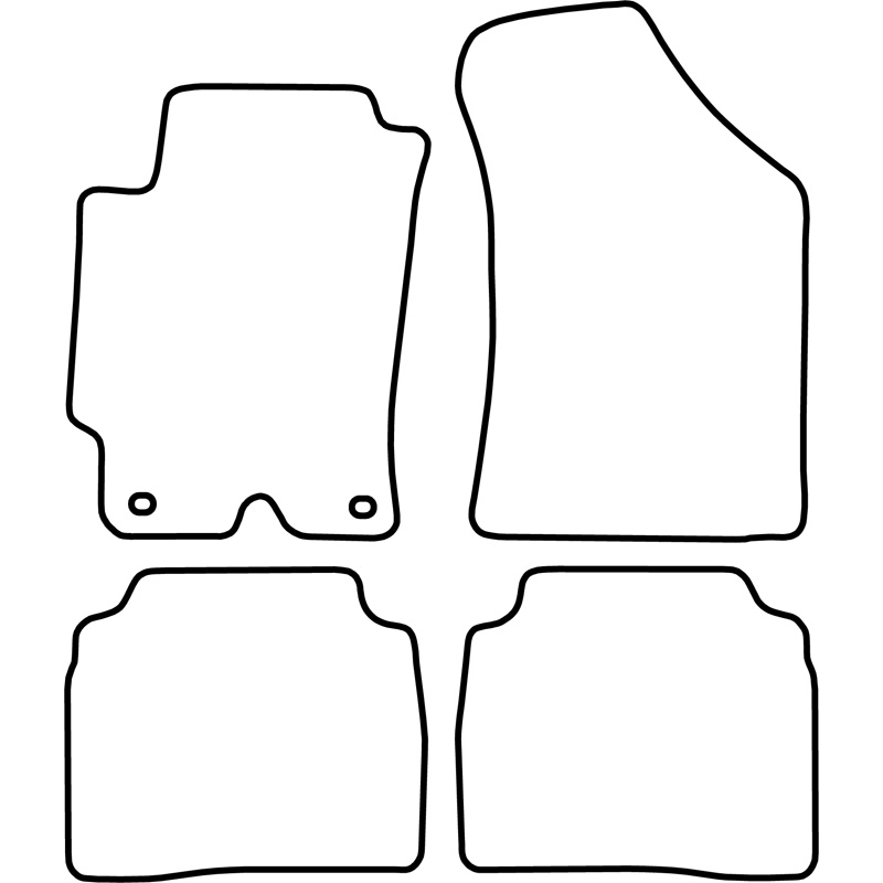 Set car mats  Hyundai Elantra 2000-2006