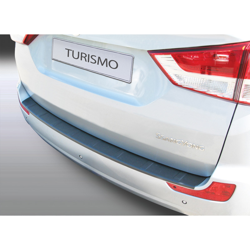 ABS Rear bumper protector  Ssang Yong Turismo/Stavic 9/2013- Black
