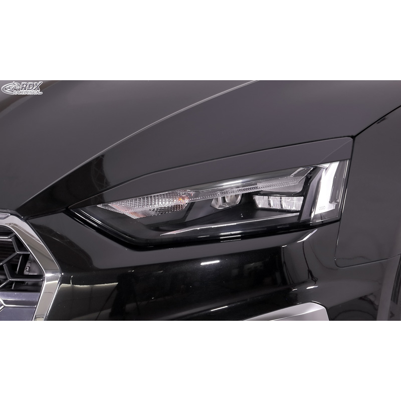 Head light spoilers  Audi A5 (F5) 2016-2020 & Facelift 2020- (only LED headlights, not for Matrix-LED) (ABS)