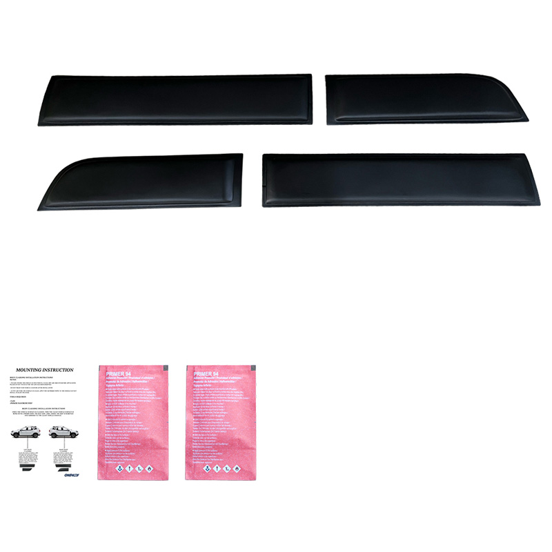Body Cladding  Dacia Duster I 2010-2017 (without Duster Marking) - Matt black