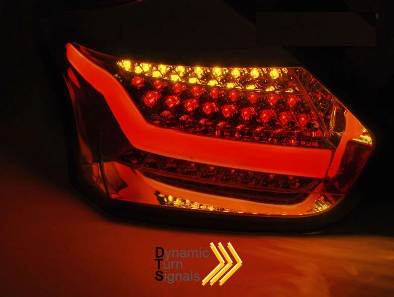 Ford Focus 14-18 LED Dynamic Red Tail Lights