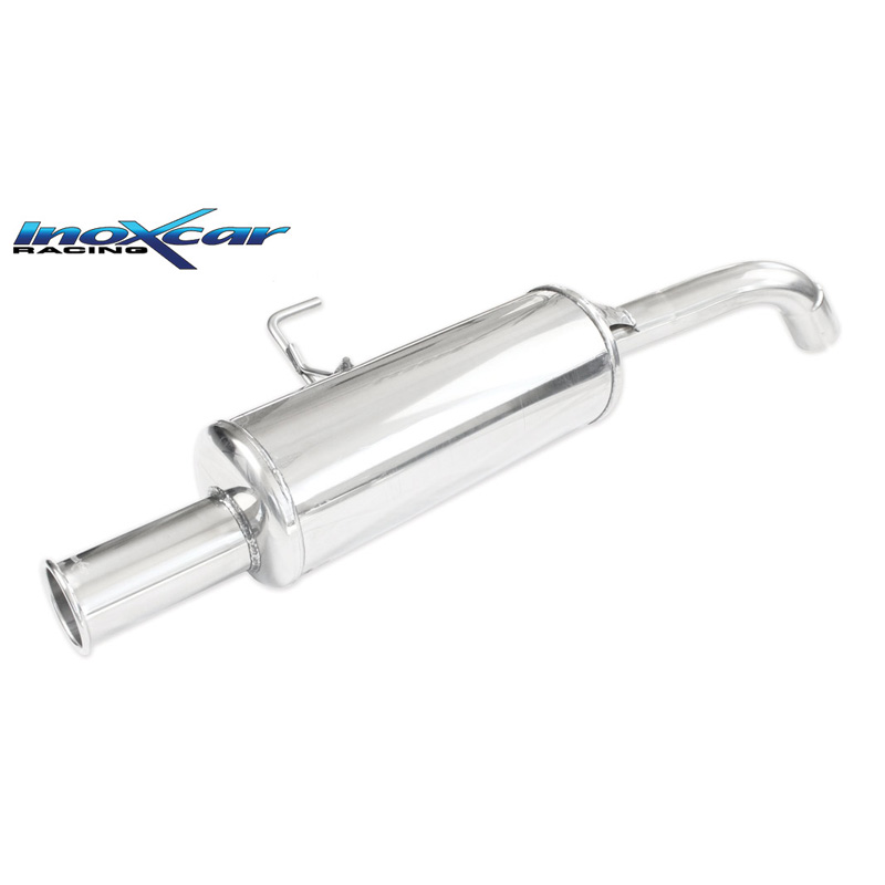 100% Inox Sport Exhaust  Renault Clio II RS 2.0 Phase 2 172hp 2002-2003 1x76mm Retro Style