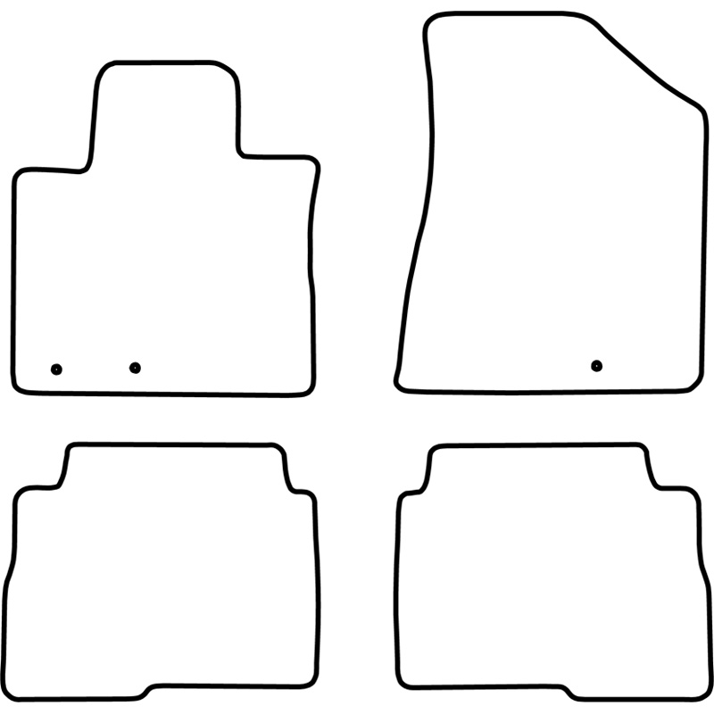 Set car mats  Kia Sorento 2009-2013