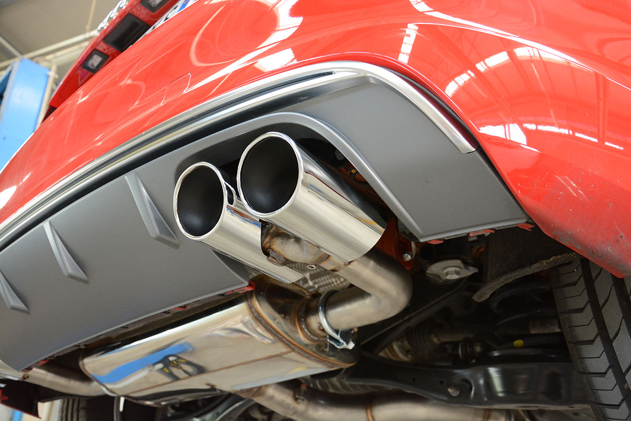 AUDI A3 8V 1.6 TDI (110 - 116 Hp) 2013 Endpipe kit 100x75 Right + 100x75 Left