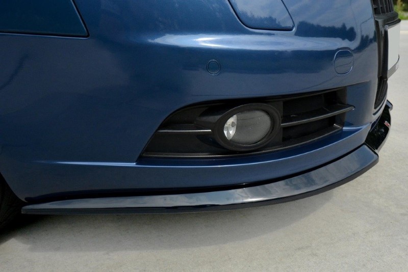 Voorspoiler passend voor Audi A6 S-Line C6 Glanzend Zwart