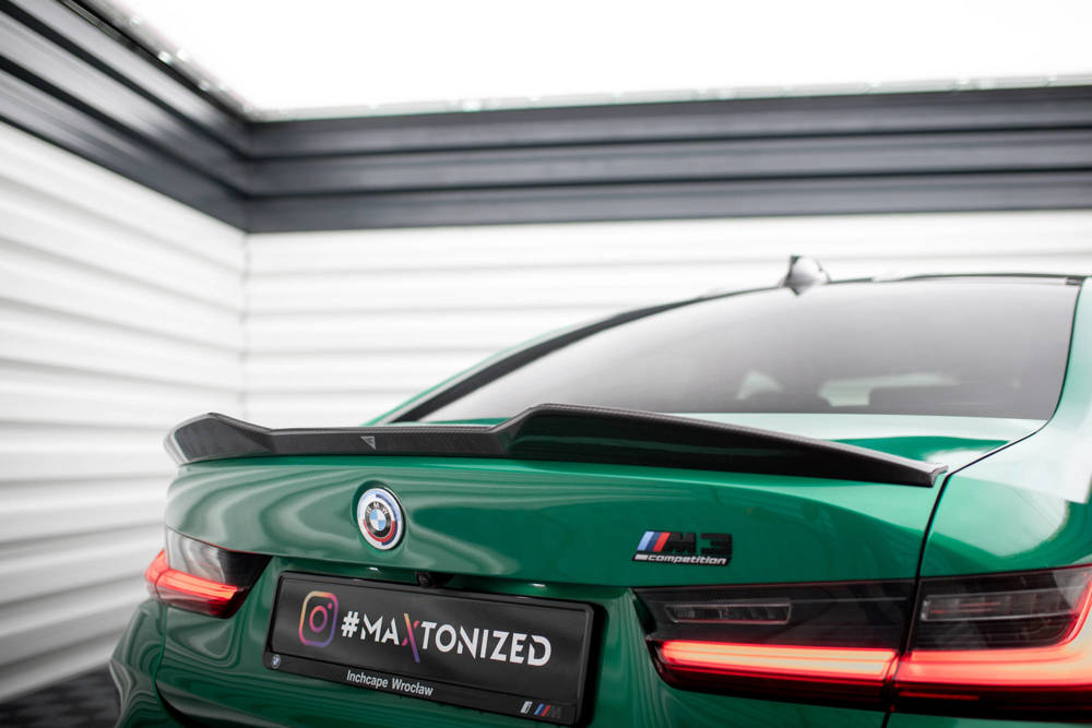 Spoiler passend voor BMW M3 G80 Maxton Carbon