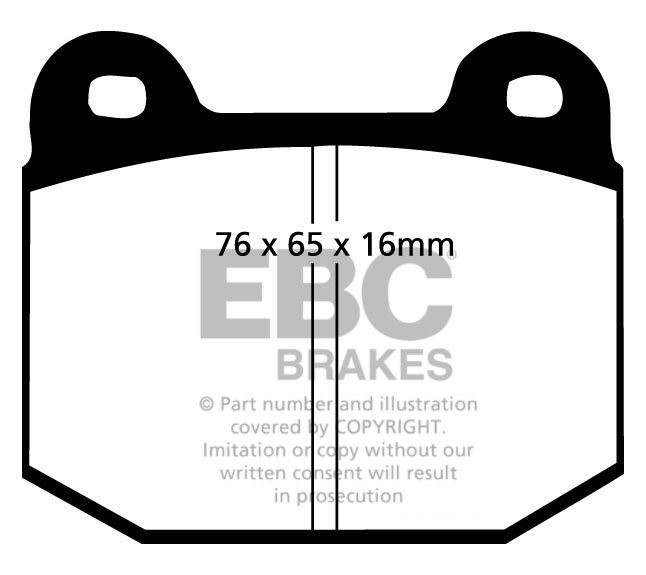 EBC Brakes BMW 315 1.6 (E21) 81-84 Remblokken voorzijde greenstu