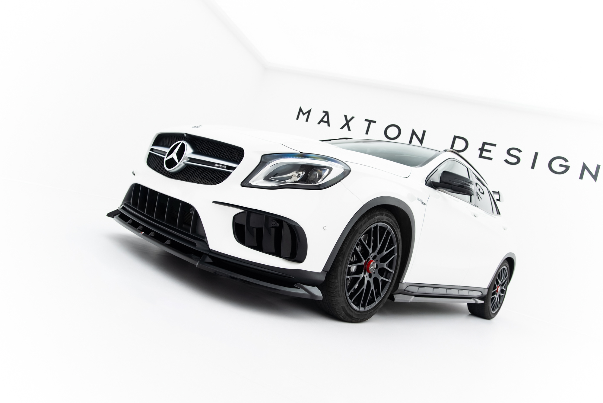 Voorspoiler passend voor Mercedes-Benz GLA 45 AMG X156 Facelift