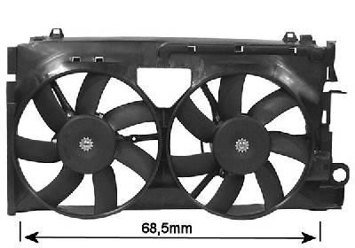 ventilator, type Gate Citroen Berlingo, 1996-2004
