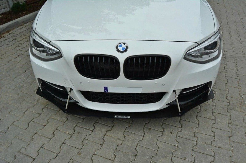 Voorspoiler Diffuser passend voor BMW 1-Serie F20/F21 11-15 M-Power