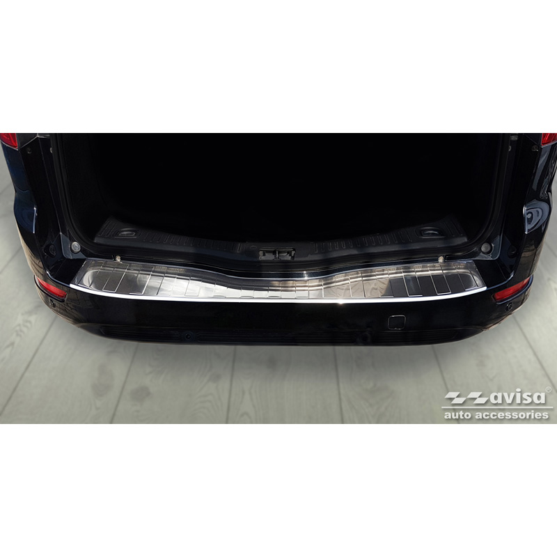 Stainless Steel Rear bumper protector  Ford Mondeo Wagon FL 2010-2014 'Ribs'